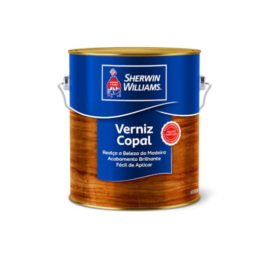 Verniz Copal Brilhante Incolor  Sherwin-Williams 3,6L - Imagem principal - 6218782f-7136-4a18-9bee-b977cb24b490