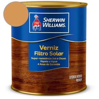 Verniz Filtro Solar Acetinado Incolor Sherwin Williams 0,9L