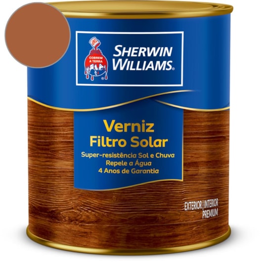 Verniz Filtro Solar Brilhante Imbuia Sherwin Williams 0,9L - Imagem principal - 5f0cb10d-580f-4bd9-8acc-6a4ec2b96499