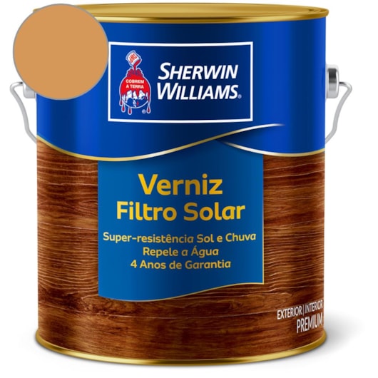 Verniz Filtro Solar Brilhante Incolor Sherwin Williams 3,6L - Imagem principal - e7a47fd8-6b61-428c-a519-a2ffce16591f