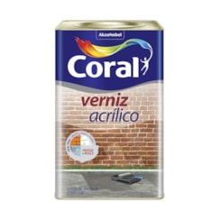 Verniz Incolor Brilhante Transparente 18l Coral