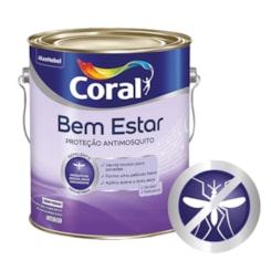 Verniz Incolor Fosco Bem Estar Proteção Antimosquito 3,6L Coral