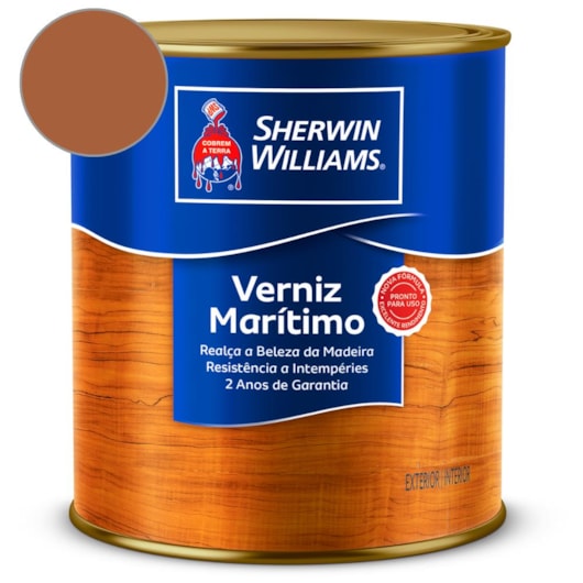 Verniz Marítimo Brilhante Imbuia Sherwin Williams 0,9L - Imagem principal - ba7da54c-0e95-4d85-9ce3-7987efe5ab74