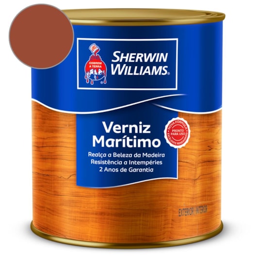 Verniz Marítimo Brilhante Mogno Sherwin Williams 0,9L - Imagem principal - ceca8808-f041-4c2d-9722-842fdbfd58cb