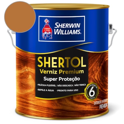 Verniz Shertol Brilhante Canela Sherwin Williams 3,6L
