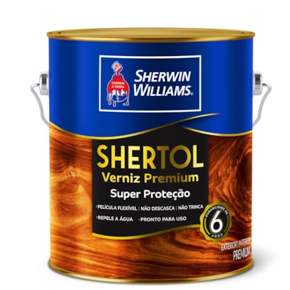 Verniz Shertol Brilhante Incolor Sherwin Williams 3,6L