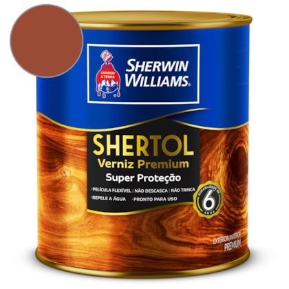 Verniz Shertol Brilhante Mogno Sherwin Williams 0,9L