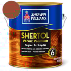 Verniz Shertol Brilhante Mogno Sherwin Williams 3,6L