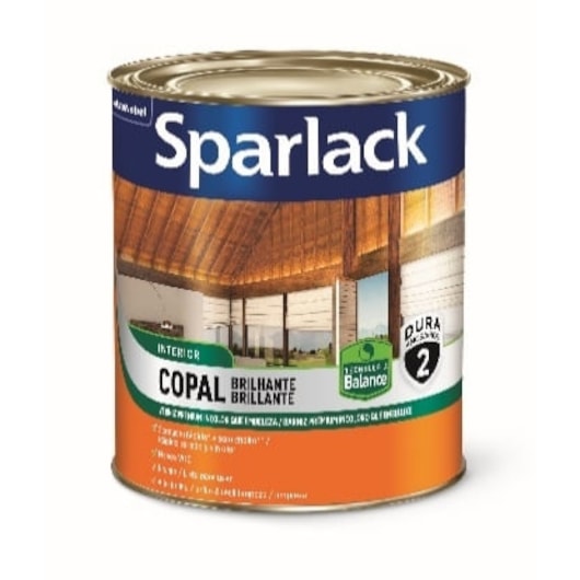 Verniz Sparlack Copal Brilhante Incolor Balance 900Ml Coral - Imagem principal - 5fb26be7-d33d-4eb8-889b-25af2b7ea8c0