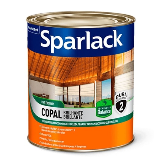 Verniz Sparlack Copal Brilhante Transparente Balance 225Ml Coral - Imagem principal - 01381e19-0d34-430f-bef4-6c6ef79e20a6